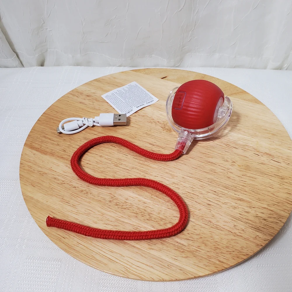 Pets Toy Cat Dog Ball Light-up Moving Interactive Rechargeable Rolling Smart Pet